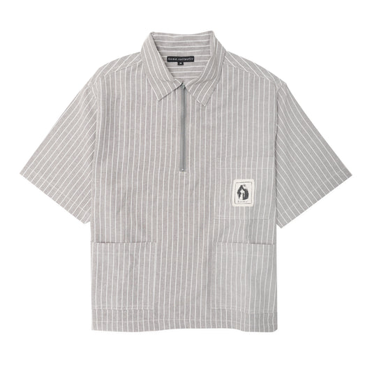 Quarter Zip Shirt in Linen