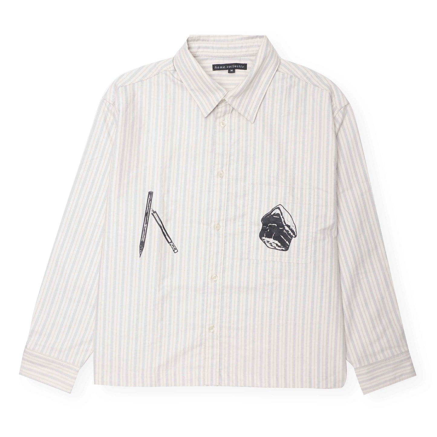 "Broken Pencil" Oxford Shirting