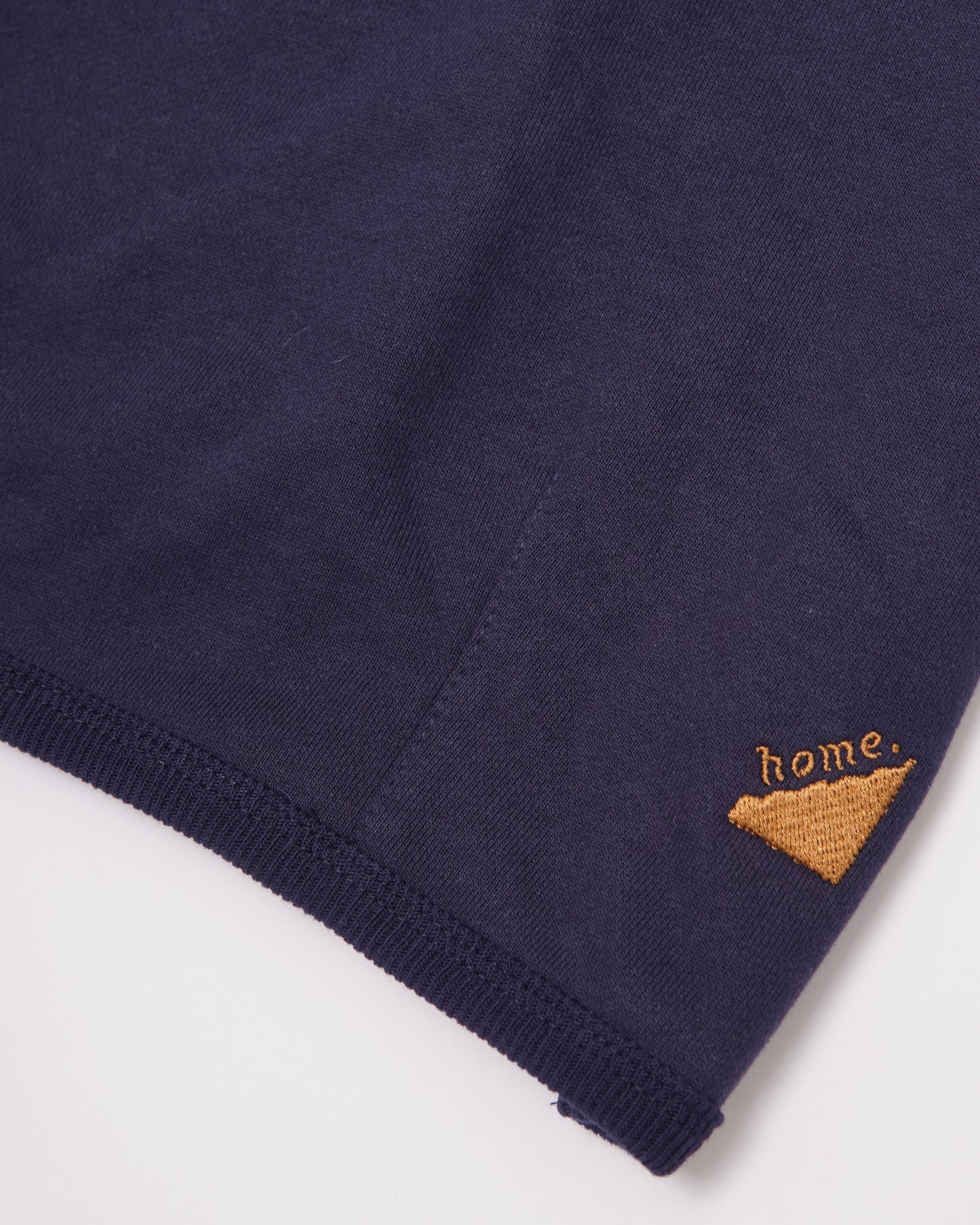 Darted Hem Shirt in Navy